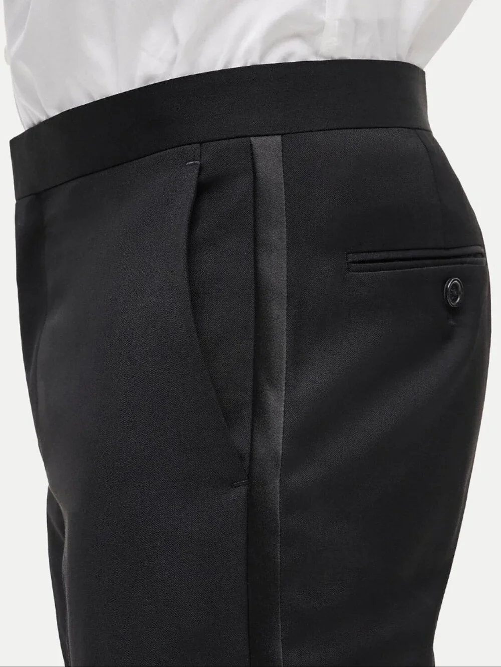 J Crew Ludlow Slim-fit tuxedo pant in Italian wool 17555 Size 33x30
